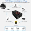 Peak 6000W 12V 220V/110V Car Power Inverter Converter Charger Adapter Dual USB LED Display Transformer Modified Sine Wave T3B - Image 3