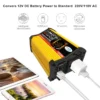Peak 6000W Car Power Inverter Dual USB LCD Color Smart Display 12V to AC 220/110V Modified Sine Wave Solar Inverter Adapter CQ3Y - Image 4