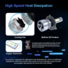 2PCS H4 Hi-Lo Beam Super Bright Auto Bulb H7 H11 H1 9005 9006 Car LED Headlight Bulbs 60W 13000LM 6000K Auto Headlamp 1902 - Image 5