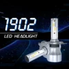 2PCS H4 Hi-Lo Beam Super Bright Auto Bulb H7 H11 H1 9005 9006 Car LED Headlight Bulbs 60W 13000LM 6000K Auto Headlamp 1902