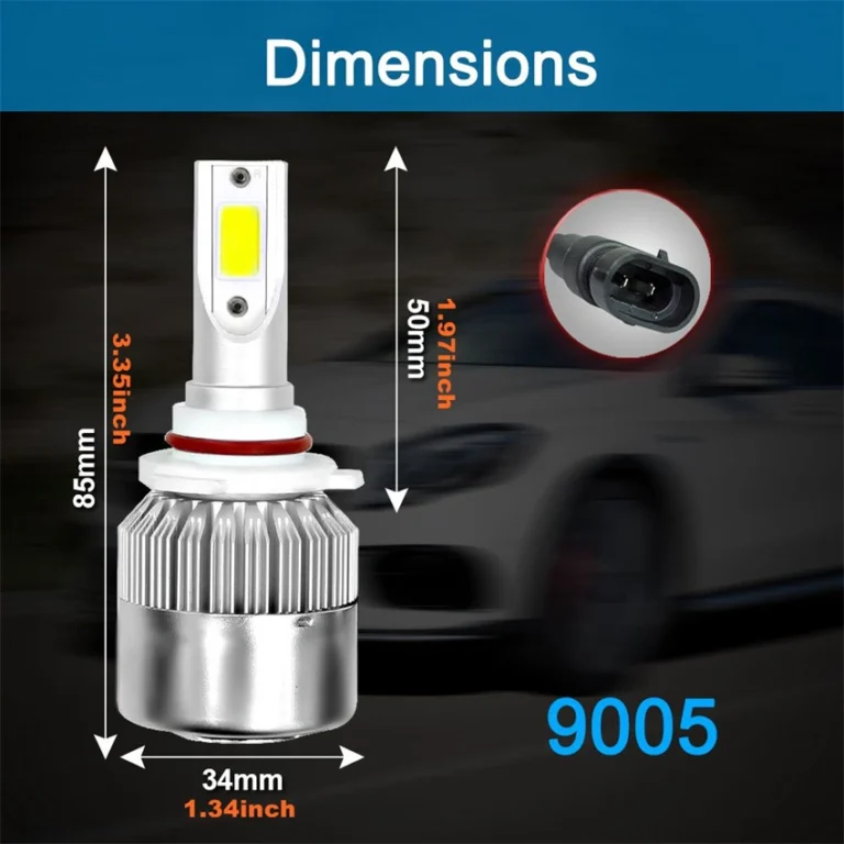 9005/HB3 Car Led Headlight Bulbs C6