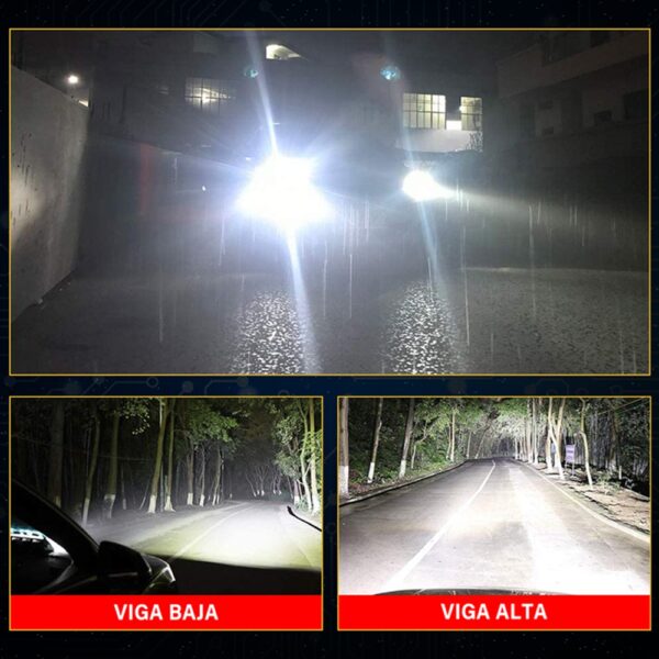 T30 H11 Led Headlight Bulbs H4 Hi-Lo Beam Car Lights H7 130W 18000LM 6000K CSP 3570 LED 9005/HB3 9006/HB4 Auto Headlamps Fog Lamp - Image 9