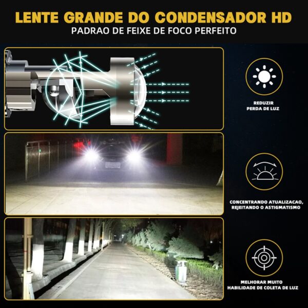 T30 H11 Led Headlight Bulbs H4 Hi-Lo Beam Car Lights H7 130W 18000LM 6000K CSP 3570 LED 9005/HB3 9006/HB4 Auto Headlamps Fog Lamp - Image 5